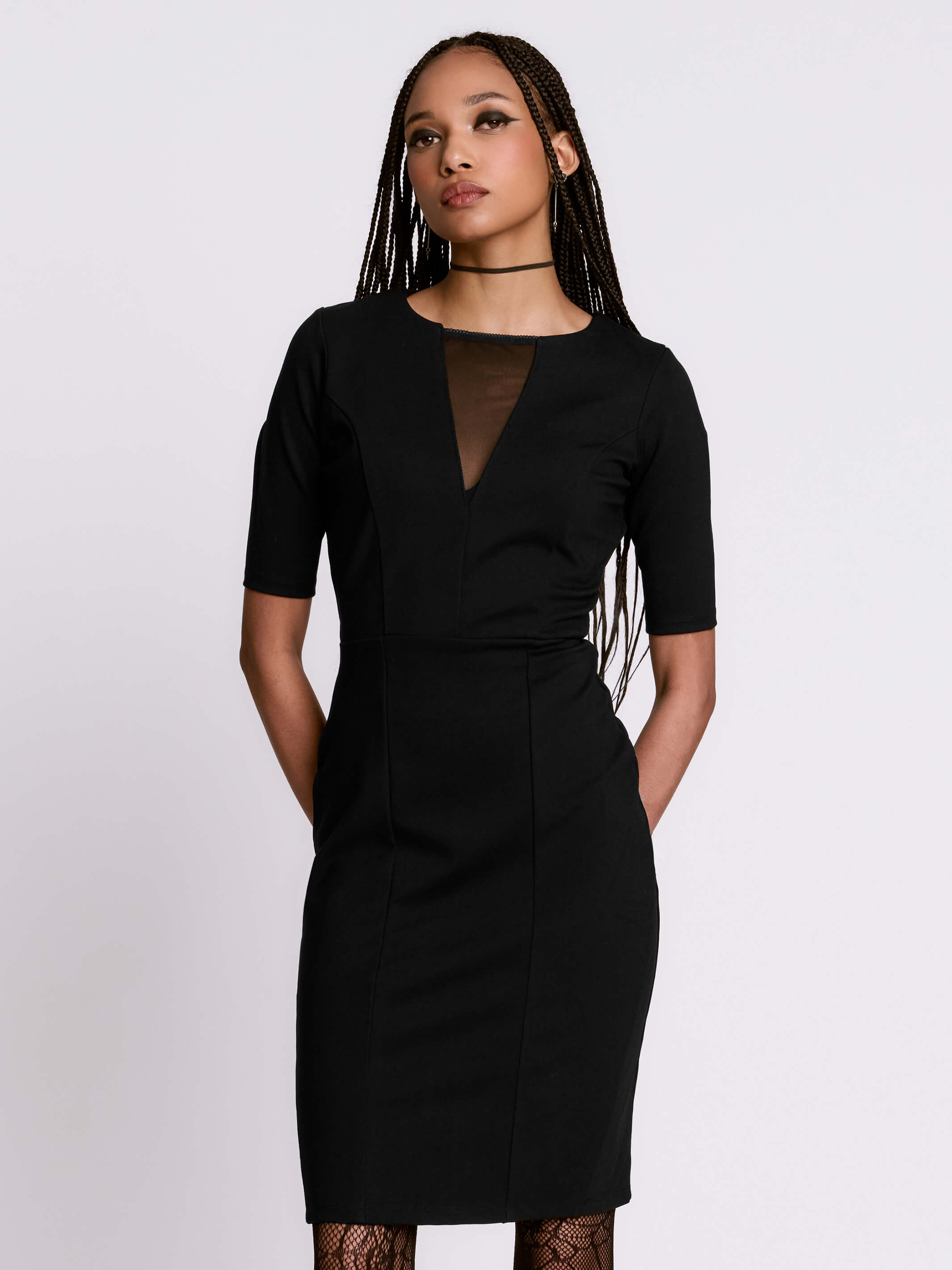 Ponte Wiggle Dress Midnight Hour Ponte Wiggle Dress Midnight Hour