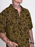 Raven Brocade Shirt