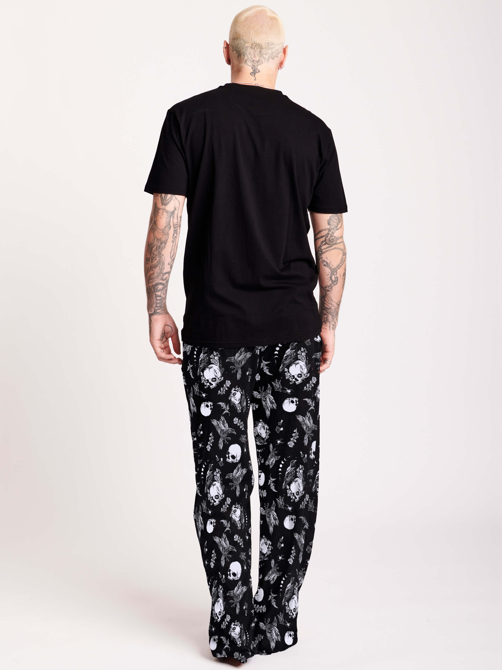 Raven Skull PJ Set