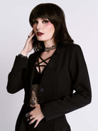 Raven Crop Blazer