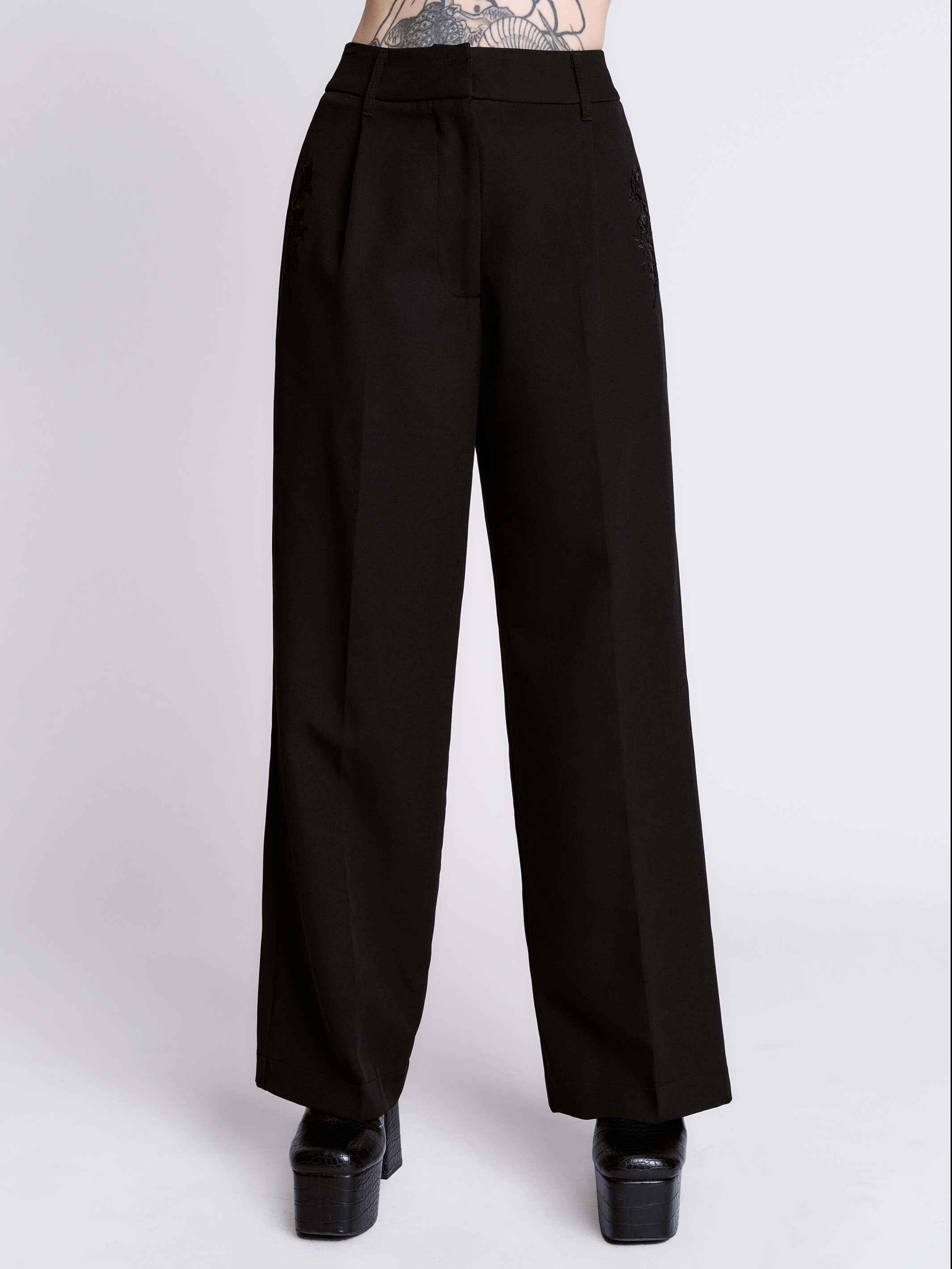 Raven Woven Trouser – Midnight Hour