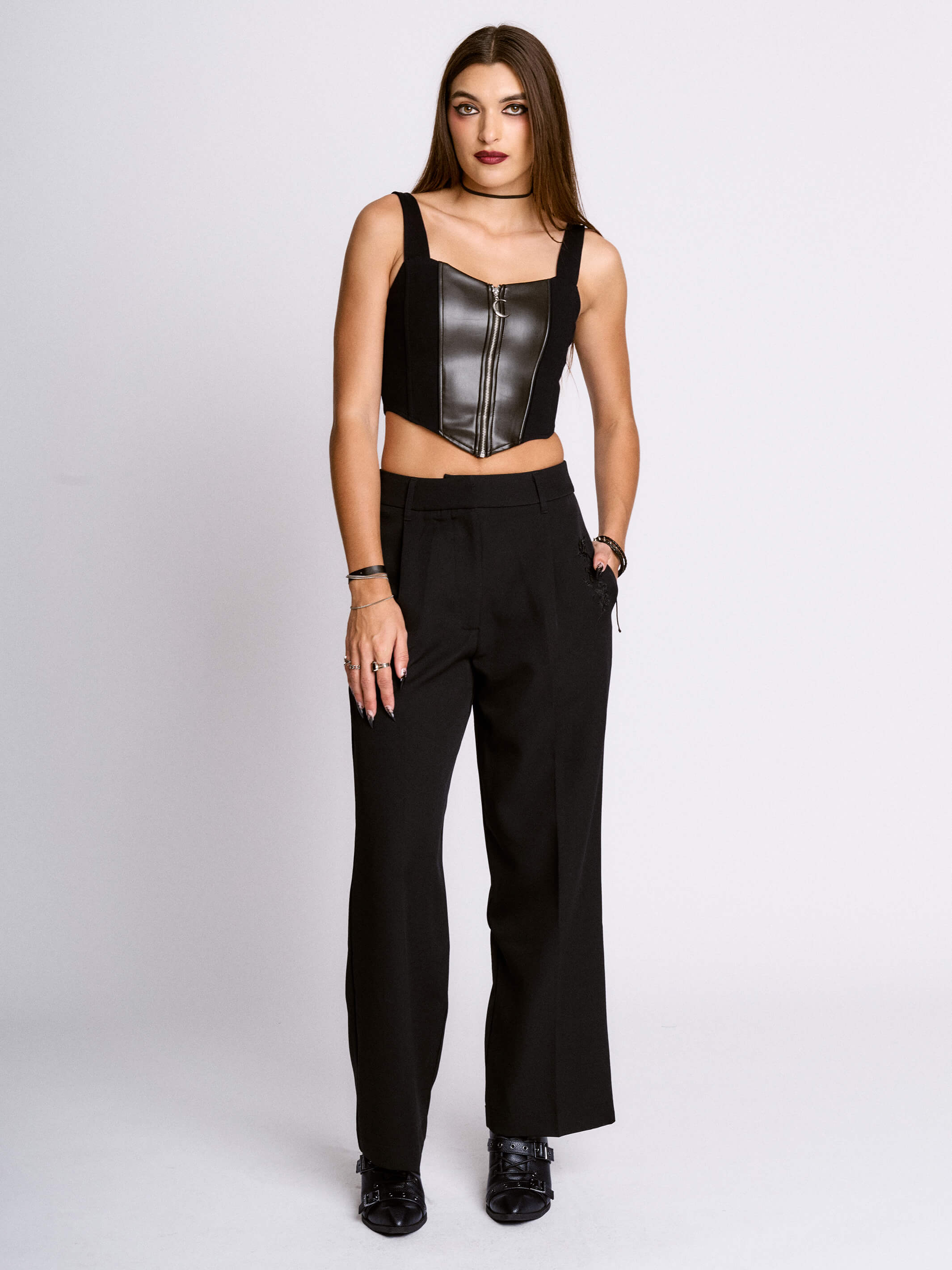 Raven Woven Trouser – Midnight Hour
