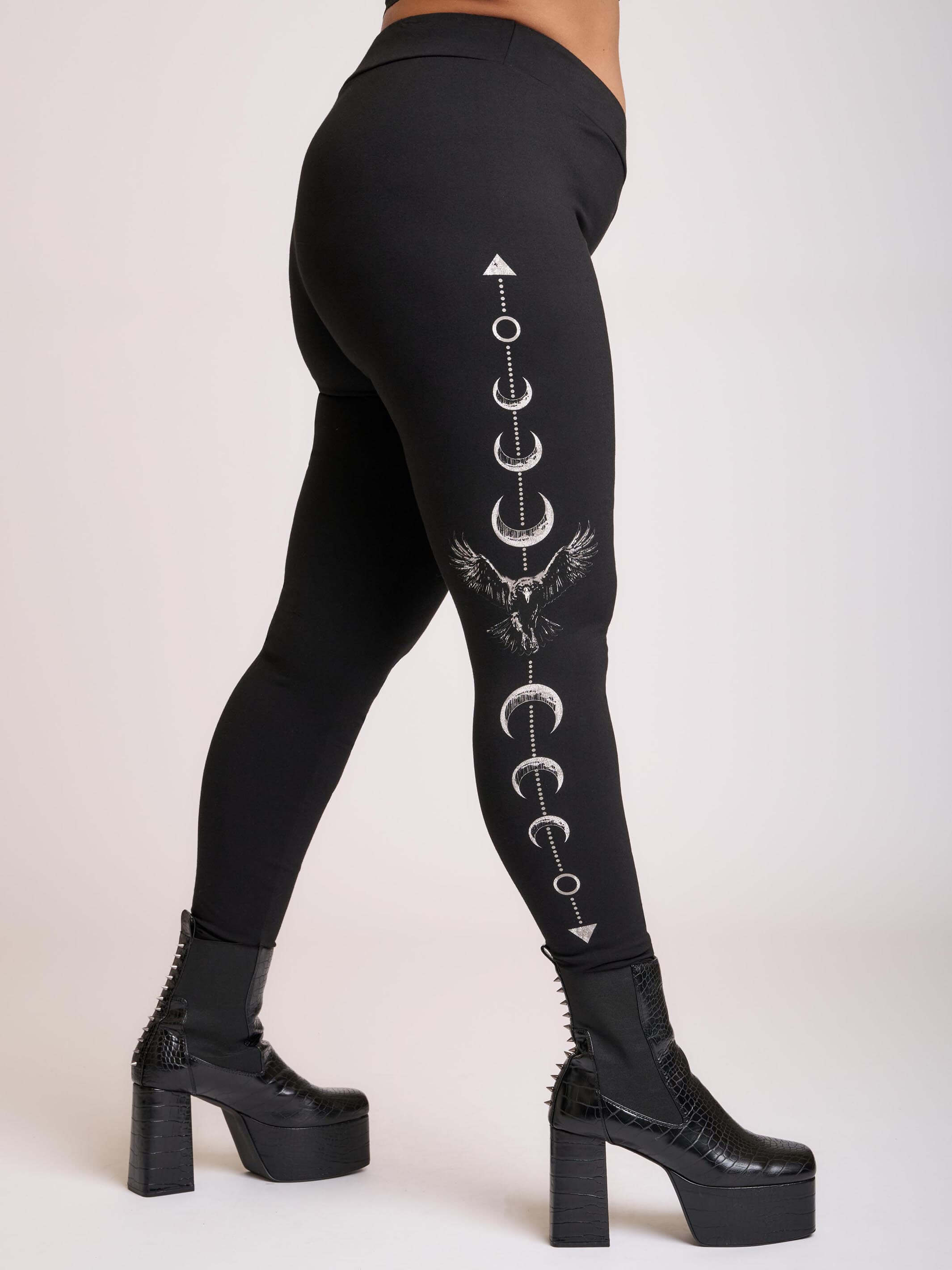 Raven Moon Phase Legging – Midnight Hour