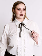 Cropped Ruffle Shirt