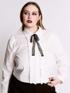 Cropped Ruffle Shirt