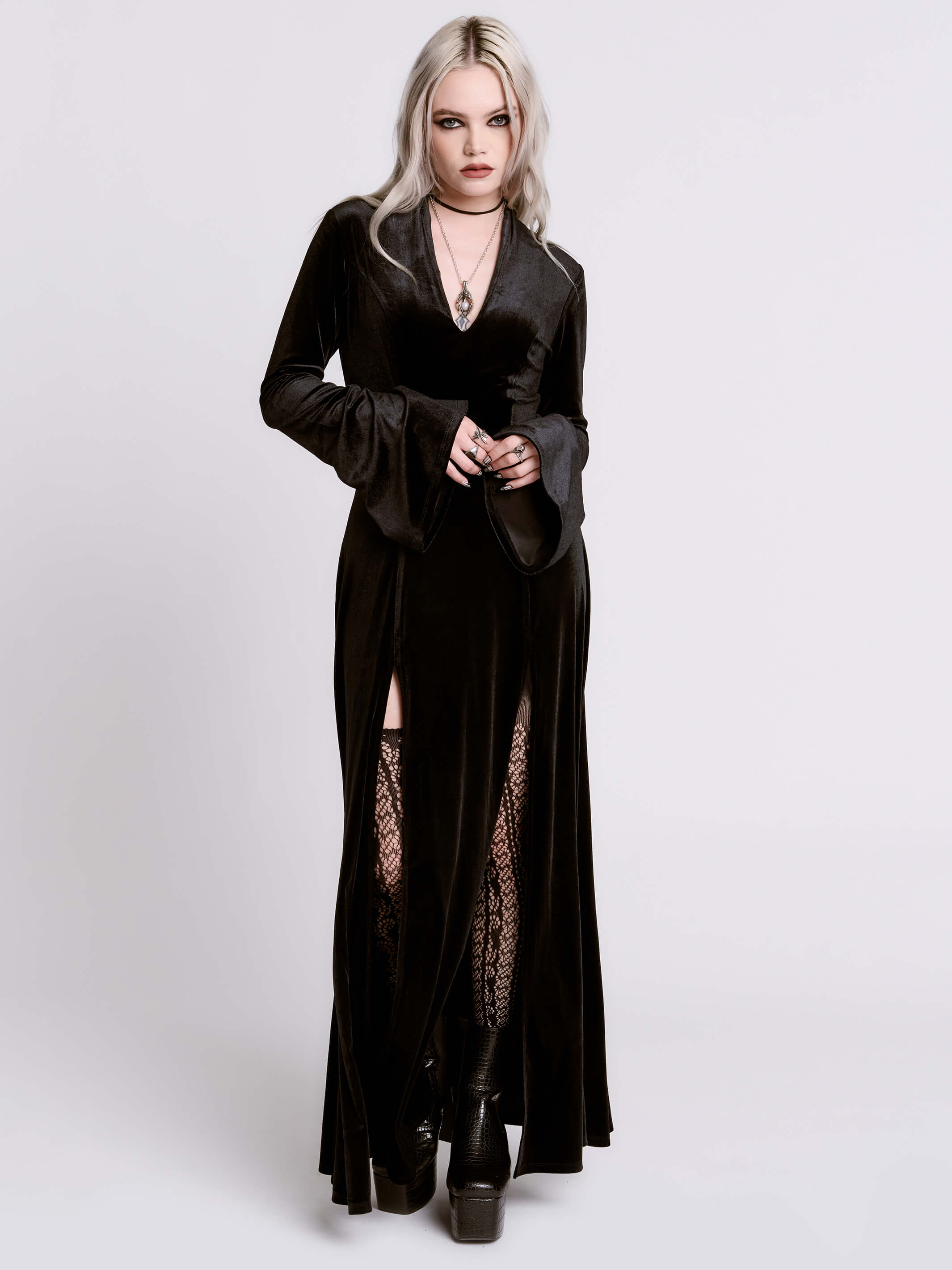 Black Lodge Velvet Dress XS / Black Black Lodge Velvet Dress XS / Black