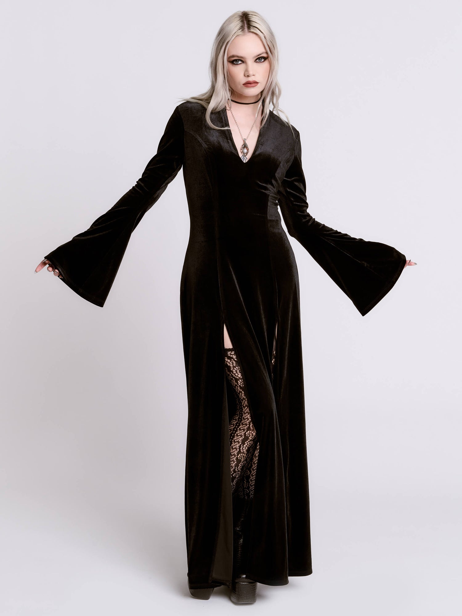 Black Lodge Velvet Dress