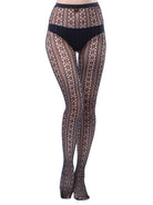 STRIPED LACE TIGHTS