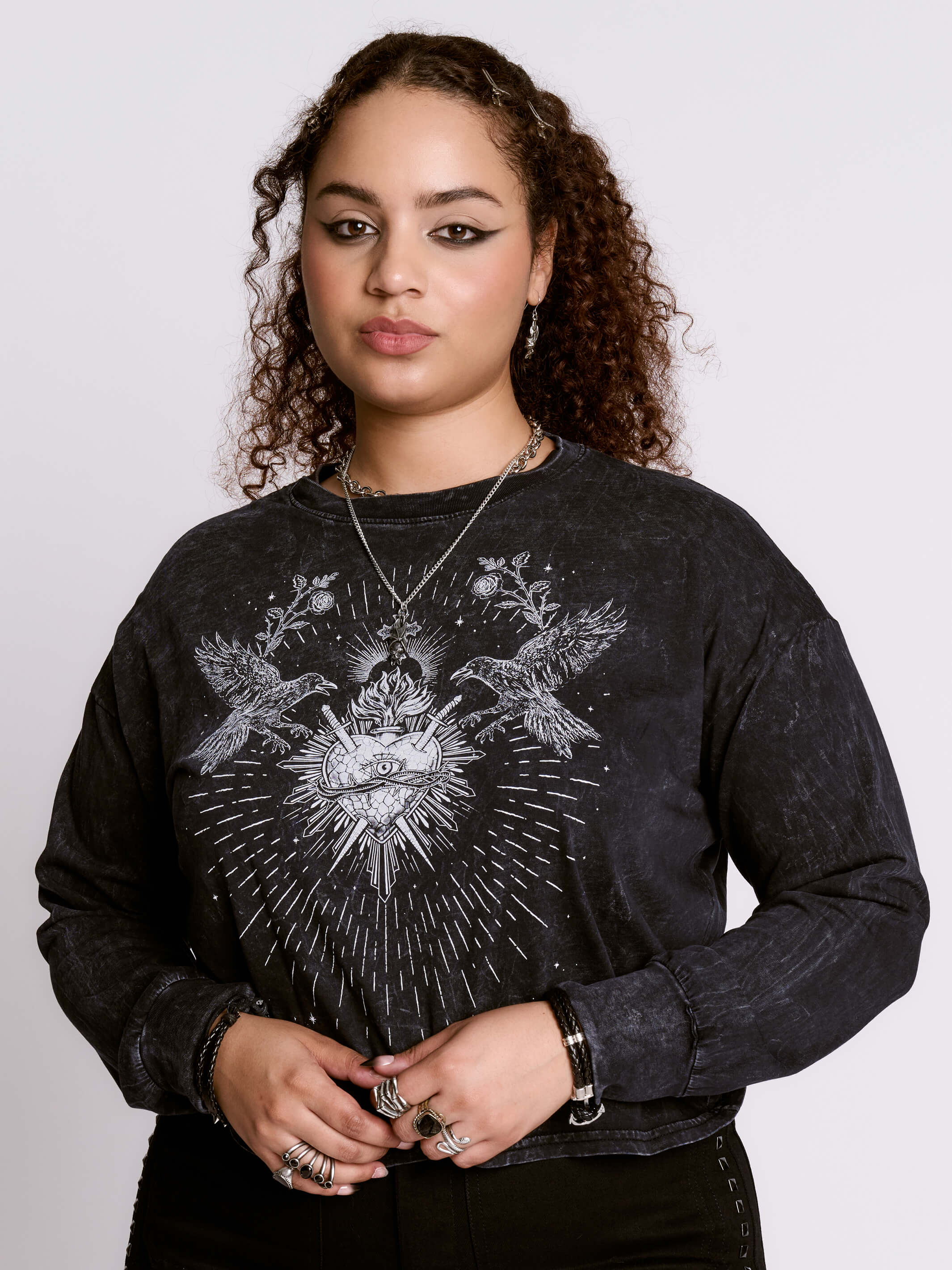 Plus Size Crop Tops – Midnight Hour