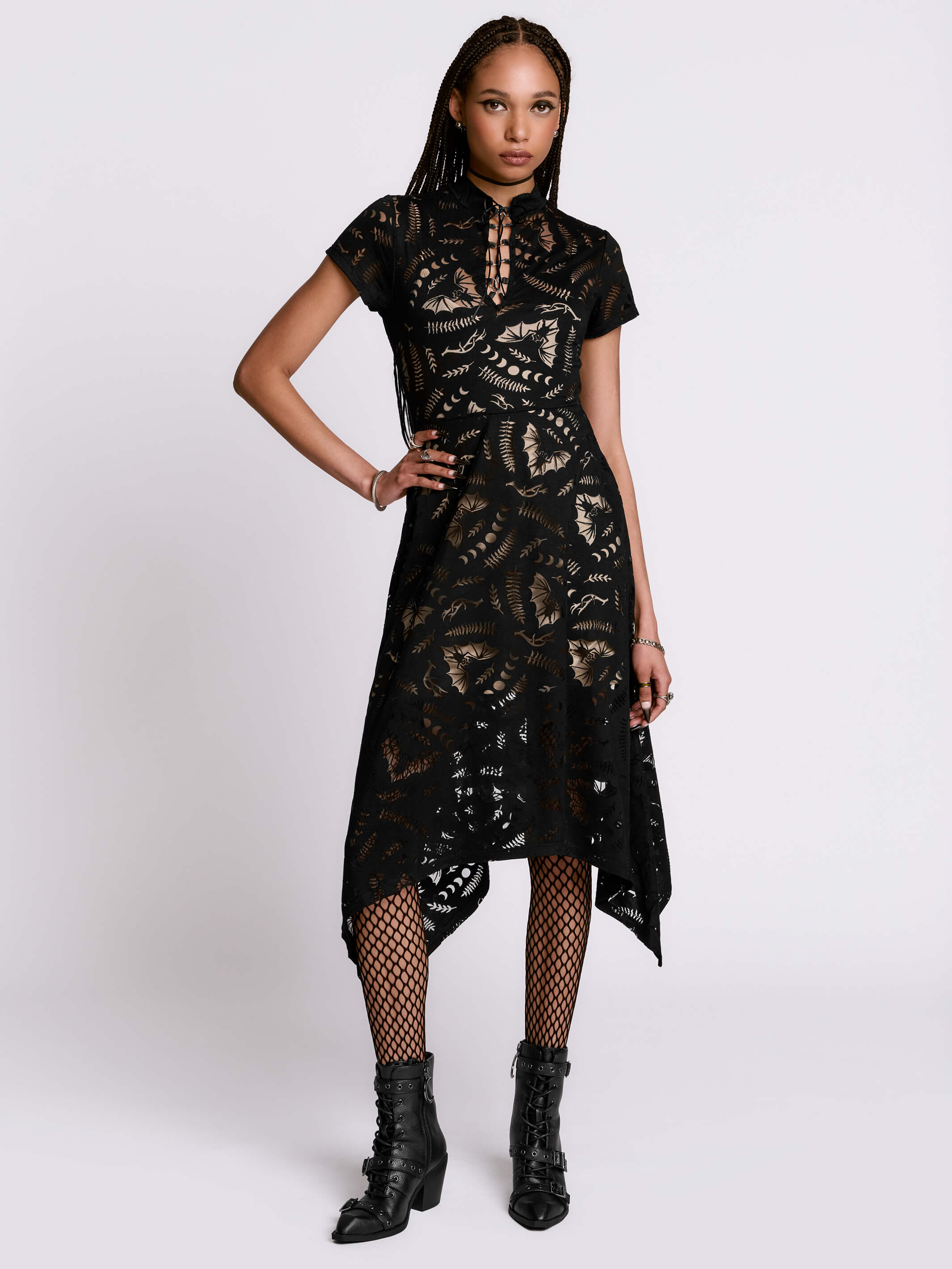 bat lace dress Bat Succubus Dress