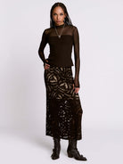 SCORNED BATS MIDI SKIRT