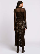 SCORNED BATS MIDI SKIRT