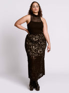 SCORNED BATS MIDI SKIRT