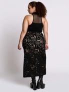 Scorned Bats Midi Skirt