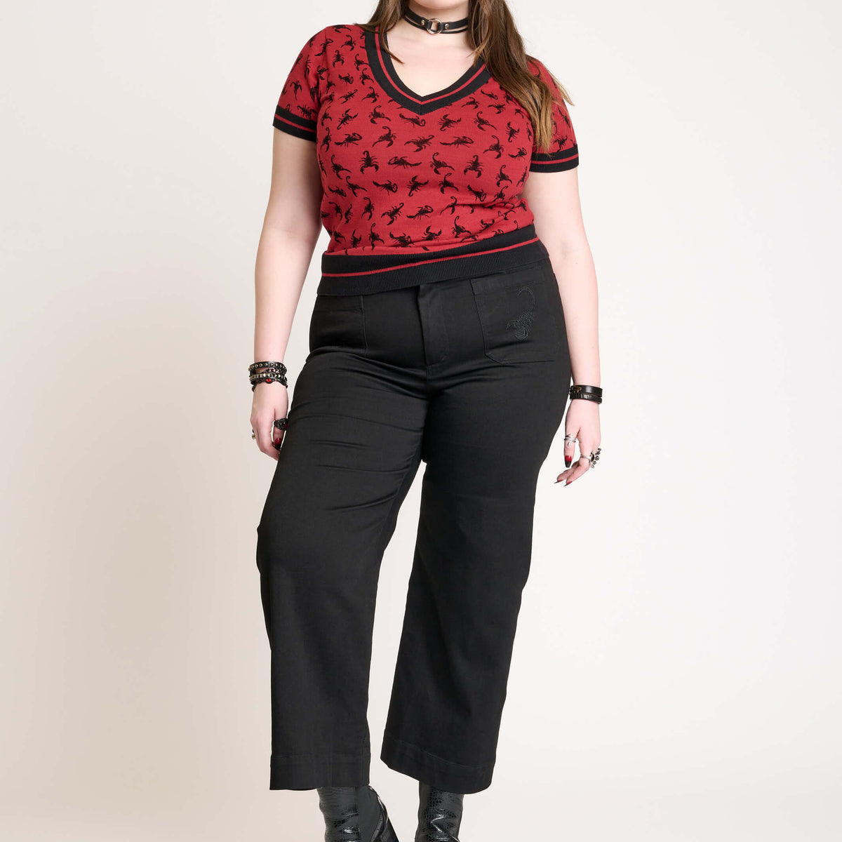 Splendid Wide Leg Crop Jeans Size S main image 1