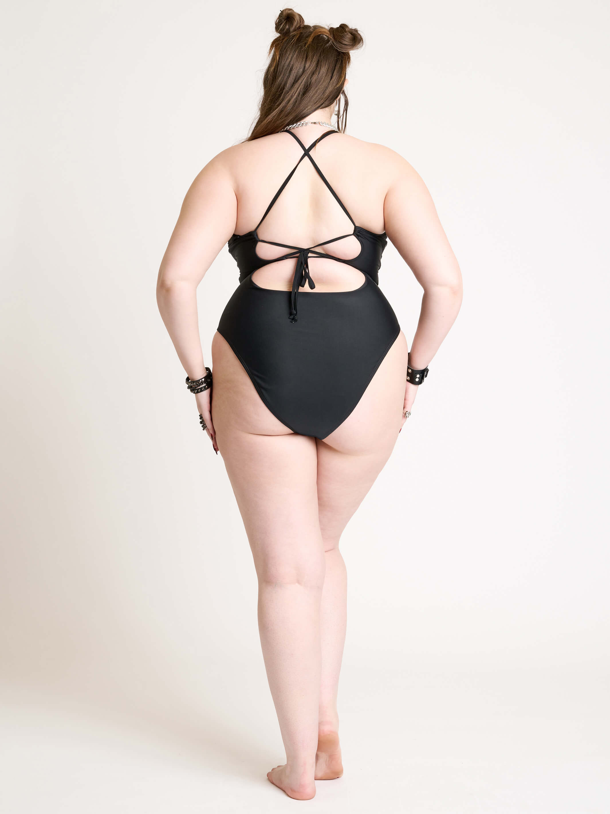 Embroidered Snake Swimsuit