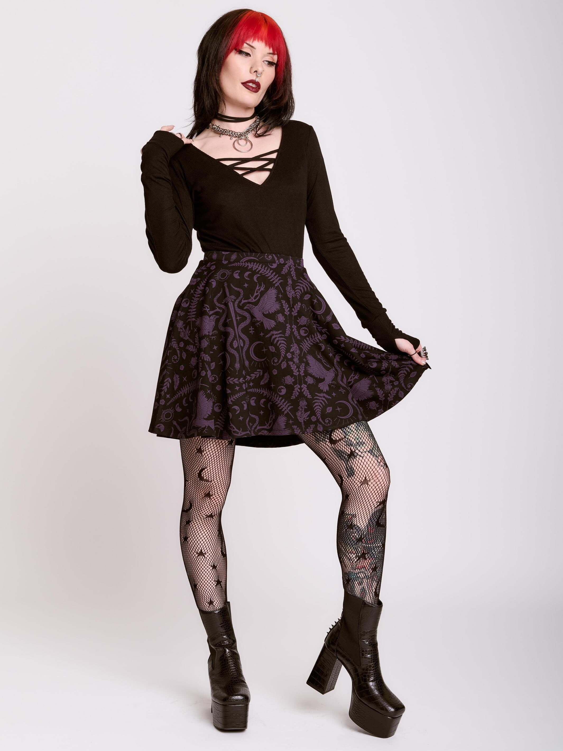 MIDNIGHT LADY SMOKE TEE main image 1