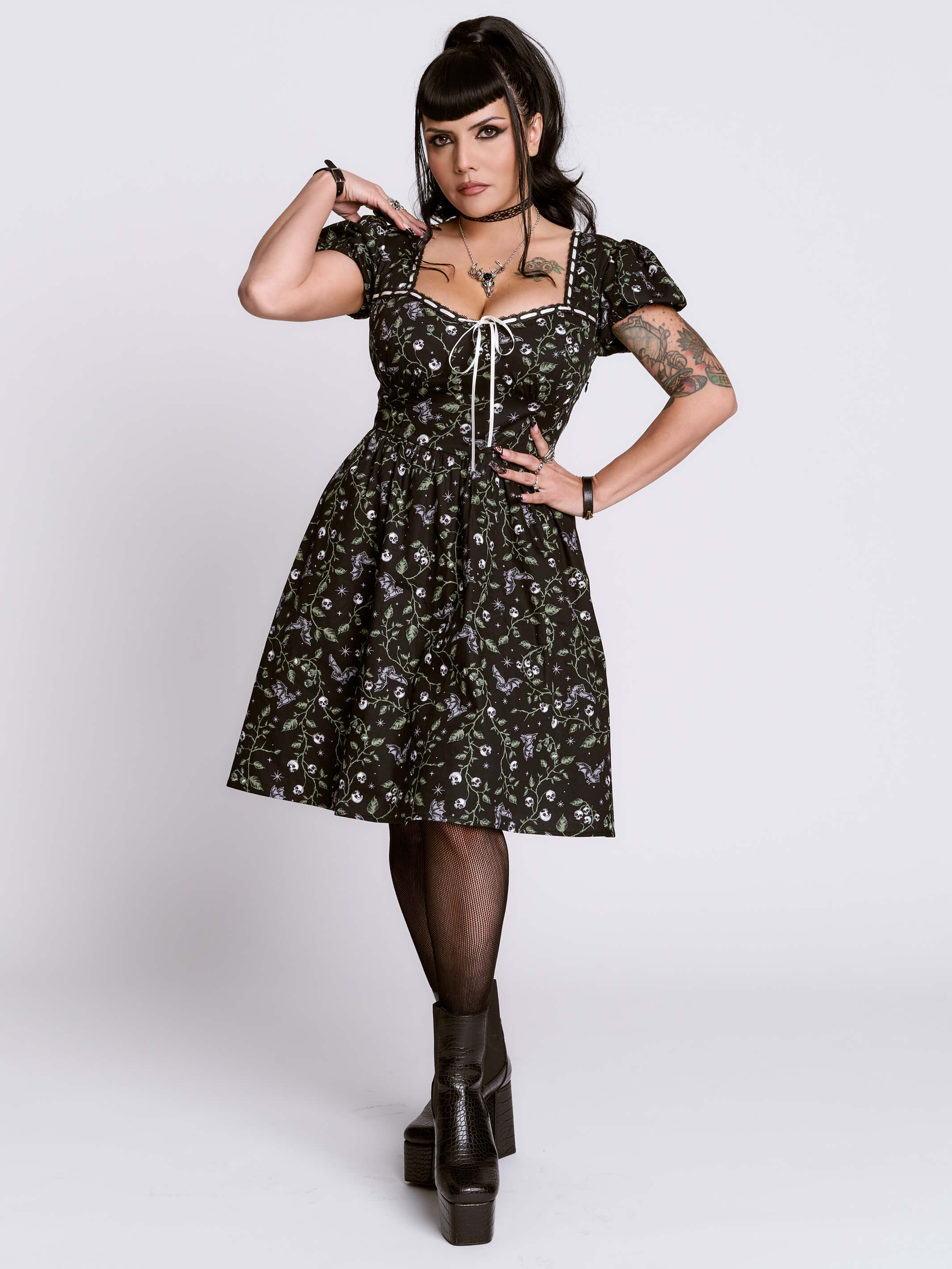 Skull Ivy Maiden dress