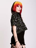Skull Ivy Cropped Shirt