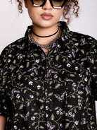Skull Ivy Cropped Shirt