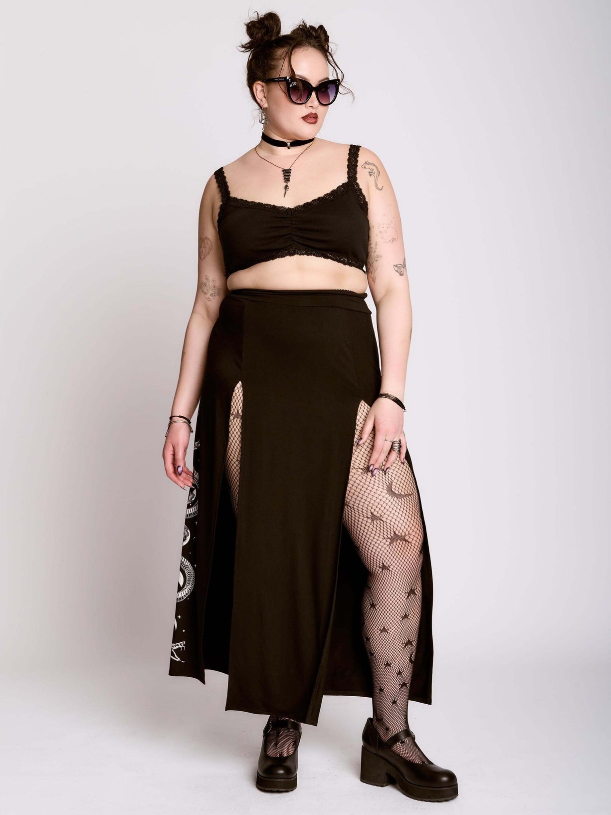 Women’s Flared Skirt – Midnight Chaos Edition