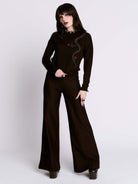 Embroidered Snake Rose Sweater