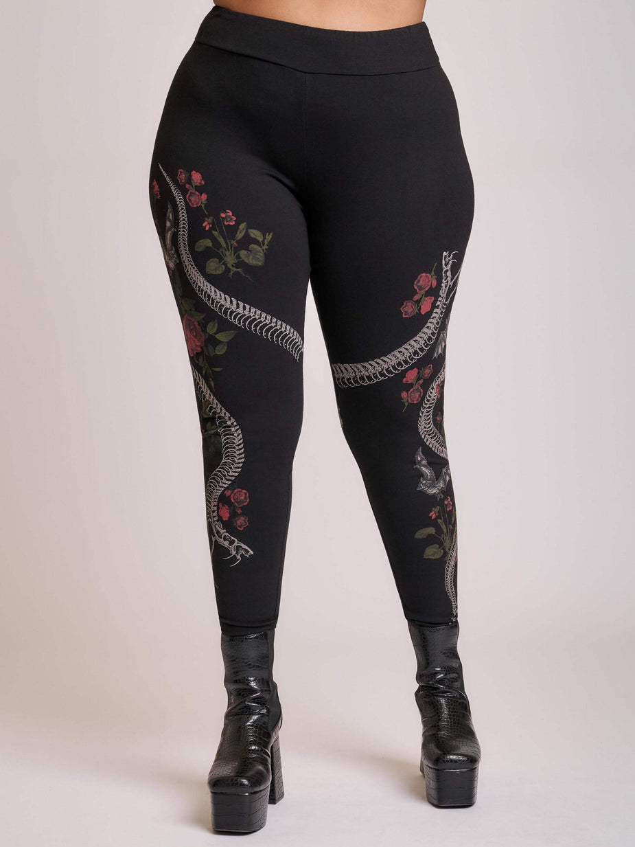Leggings - Midnight Rose