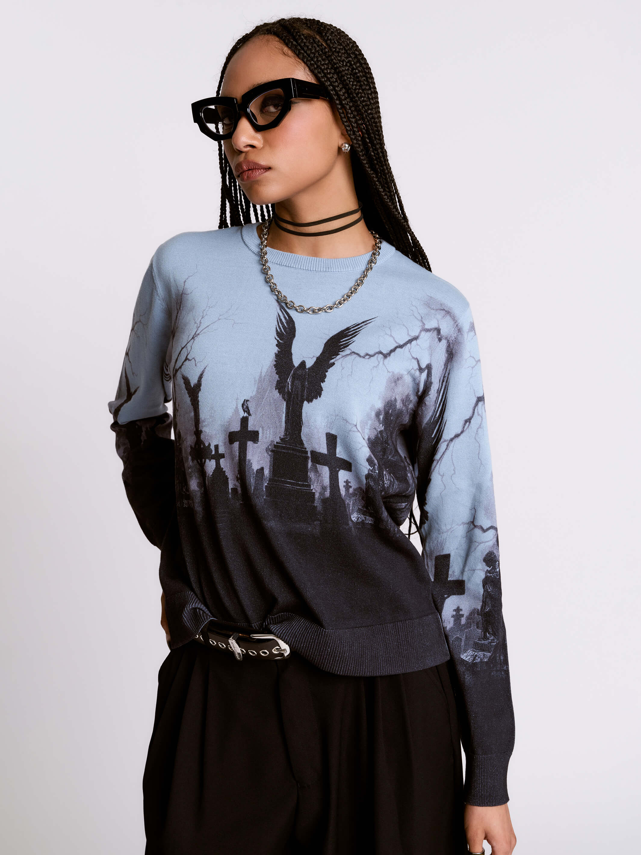 Goth Sweaters | Gothic & Alt Sweaters by Midnight Hour – Midnight Hour