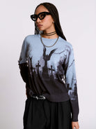 Spooky Cemetery Sweater