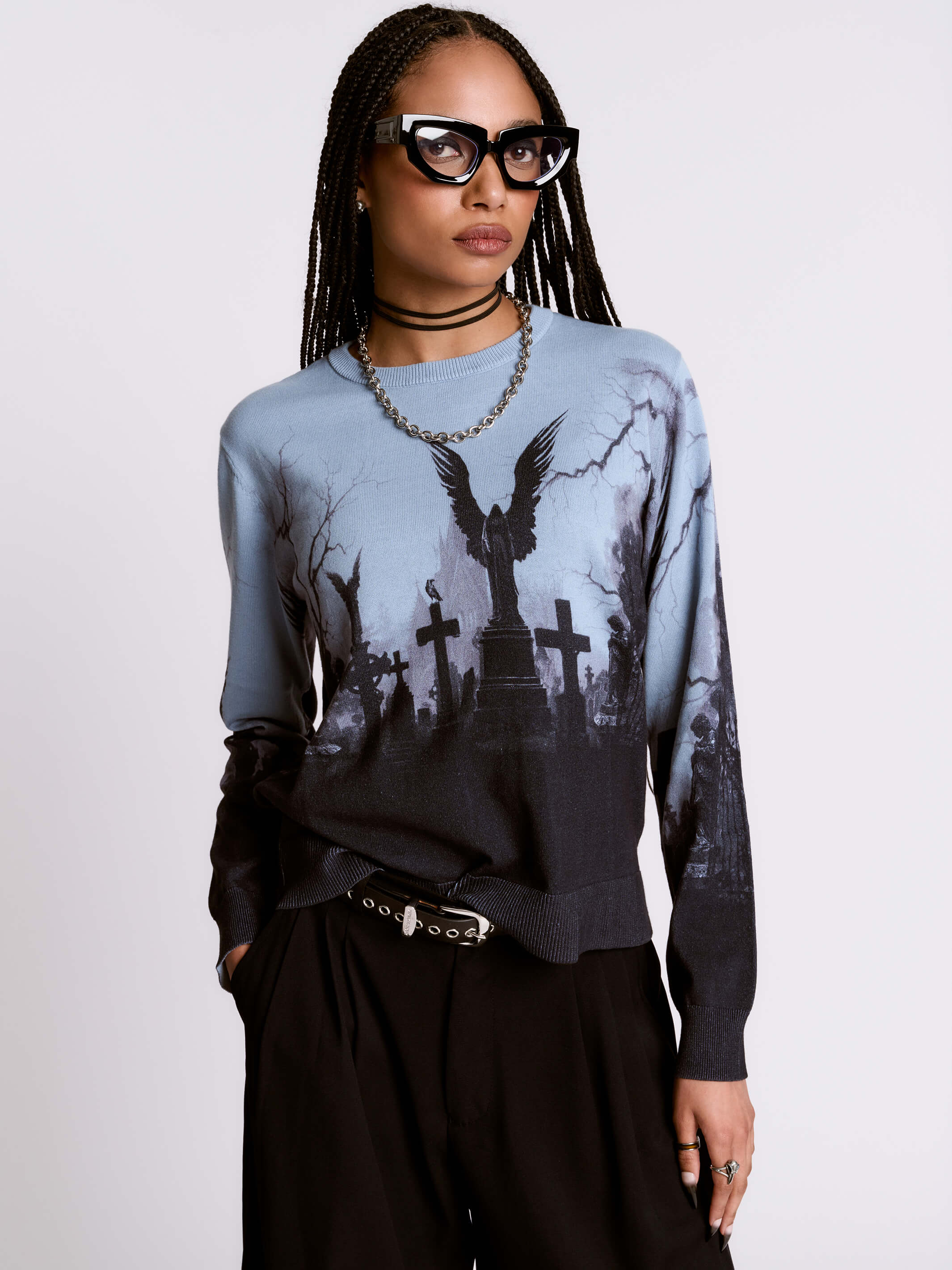 Goth Sweaters | Gothic & Alt Sweaters by Midnight Hour – Midnight Hour