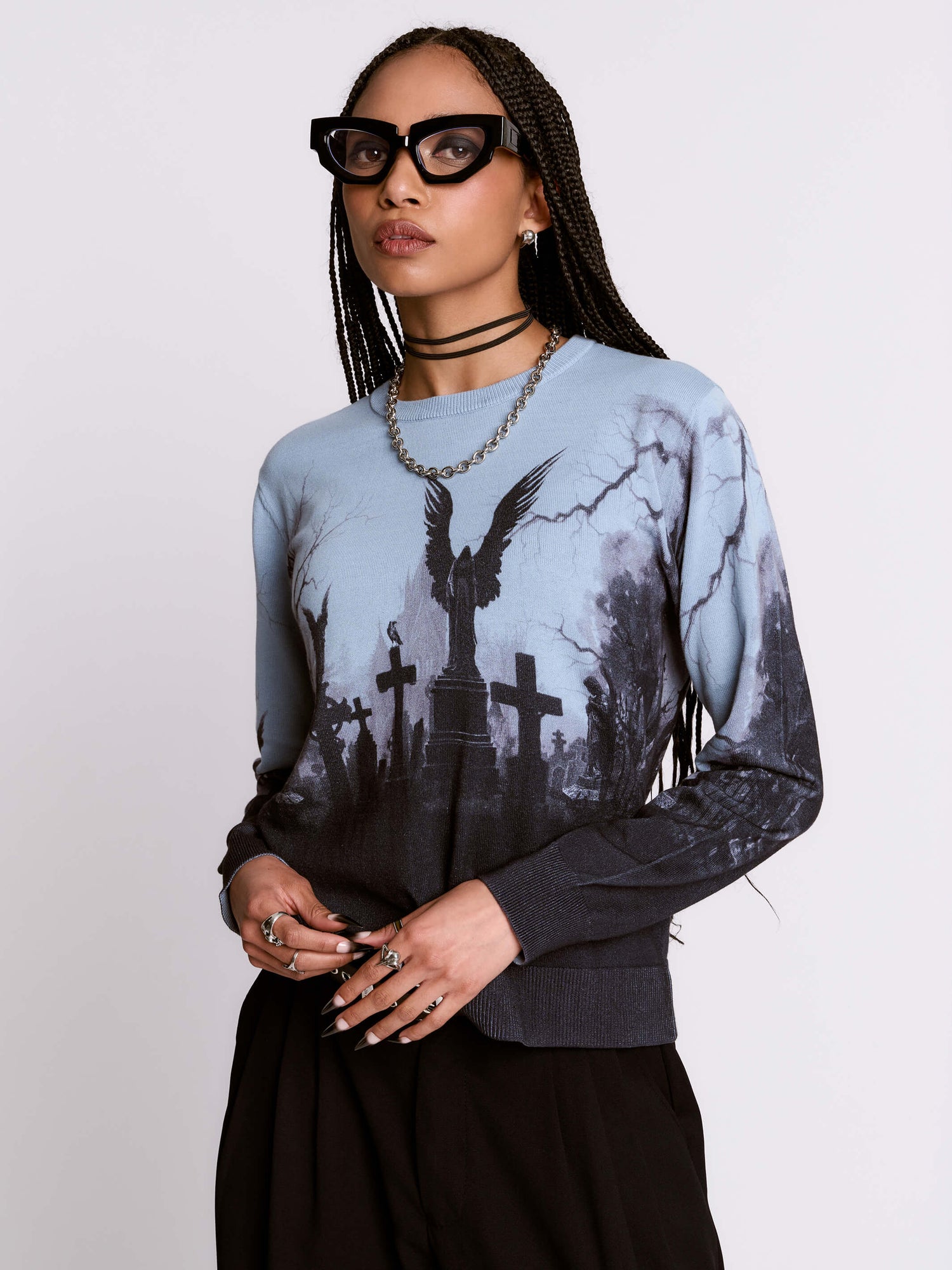 Goth Sweaters | Gothic & Alt Sweaters by Midnight Hour – Midnight Hour