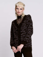 Stacked Skull Cardigan