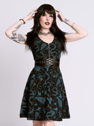 SWAMP LIFE PONTE DRESS