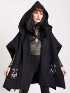 embroiderd poncho