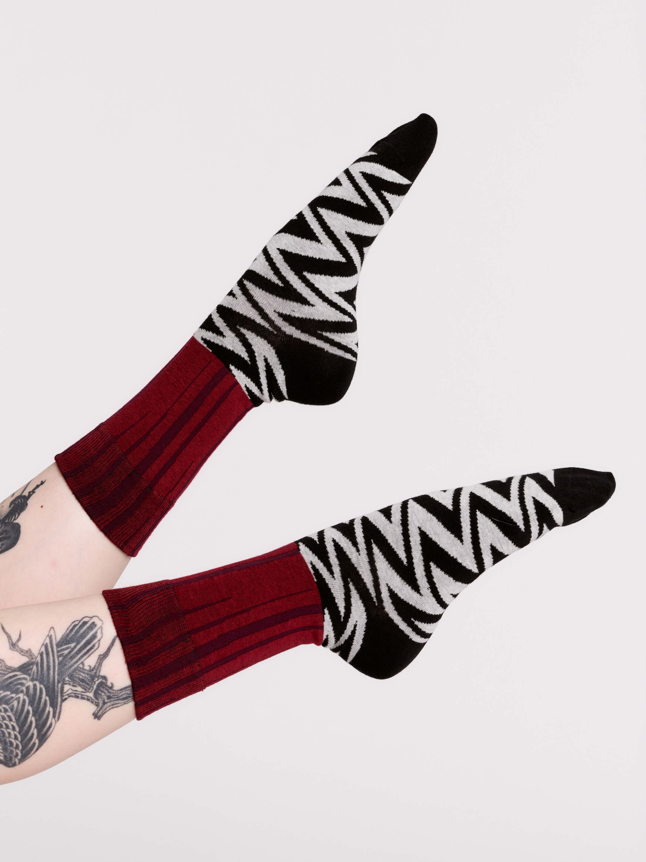 Black lodge twin peaks socks