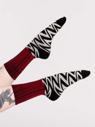 Black lodge twin peaks socks