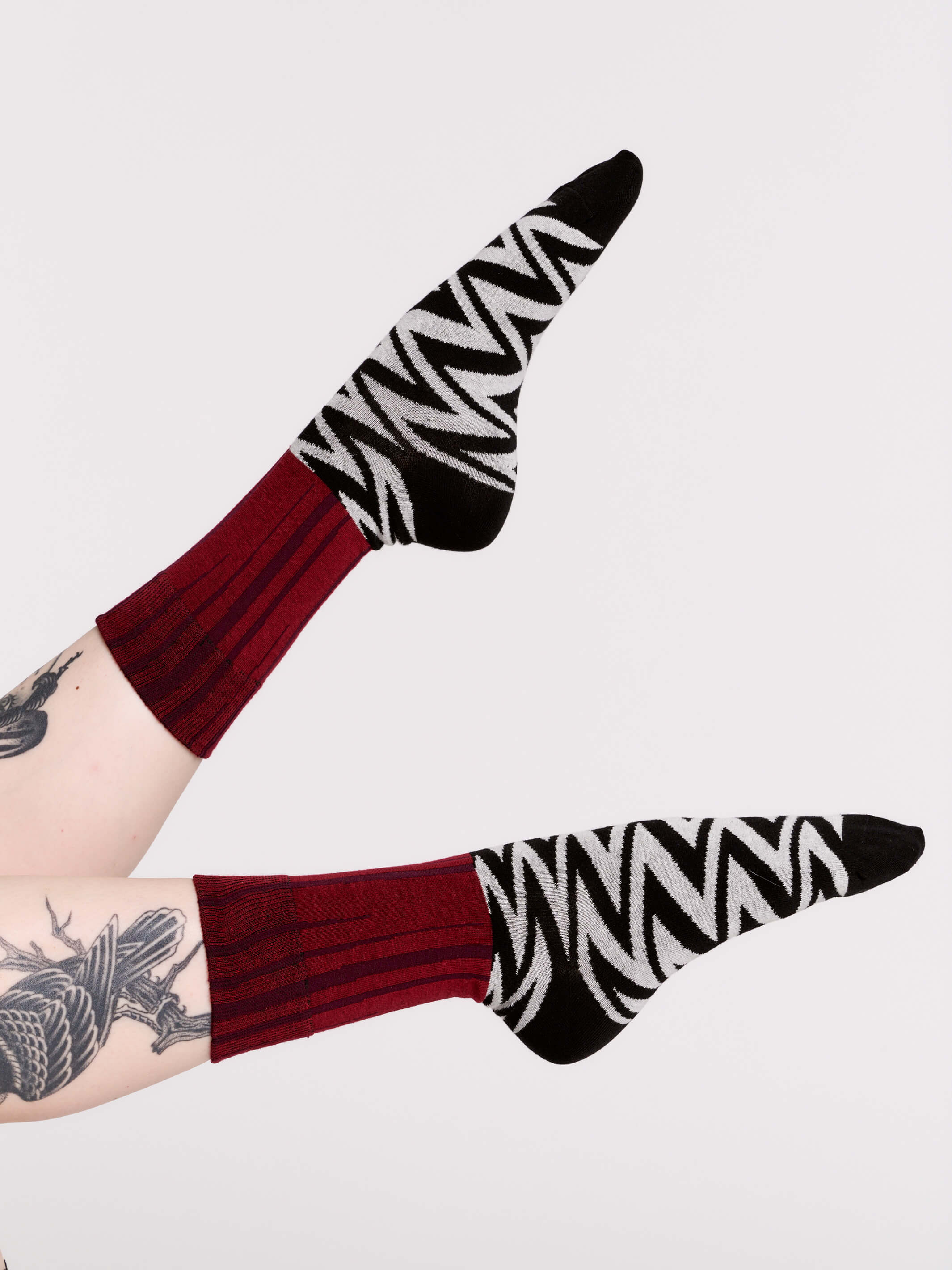 Black lodge twin peaks socks