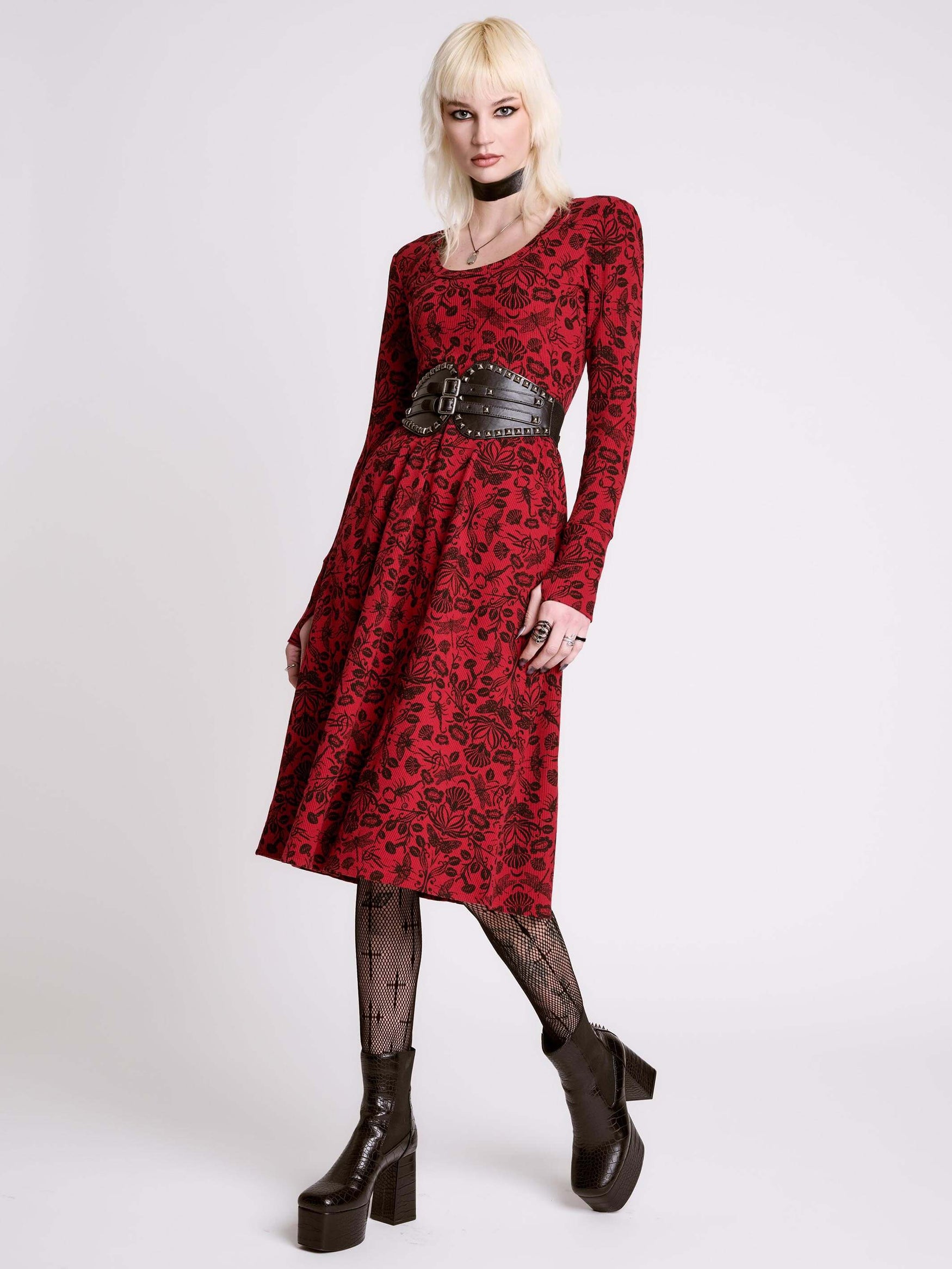 Casey Halterneck Dress - Midnight main image 1
