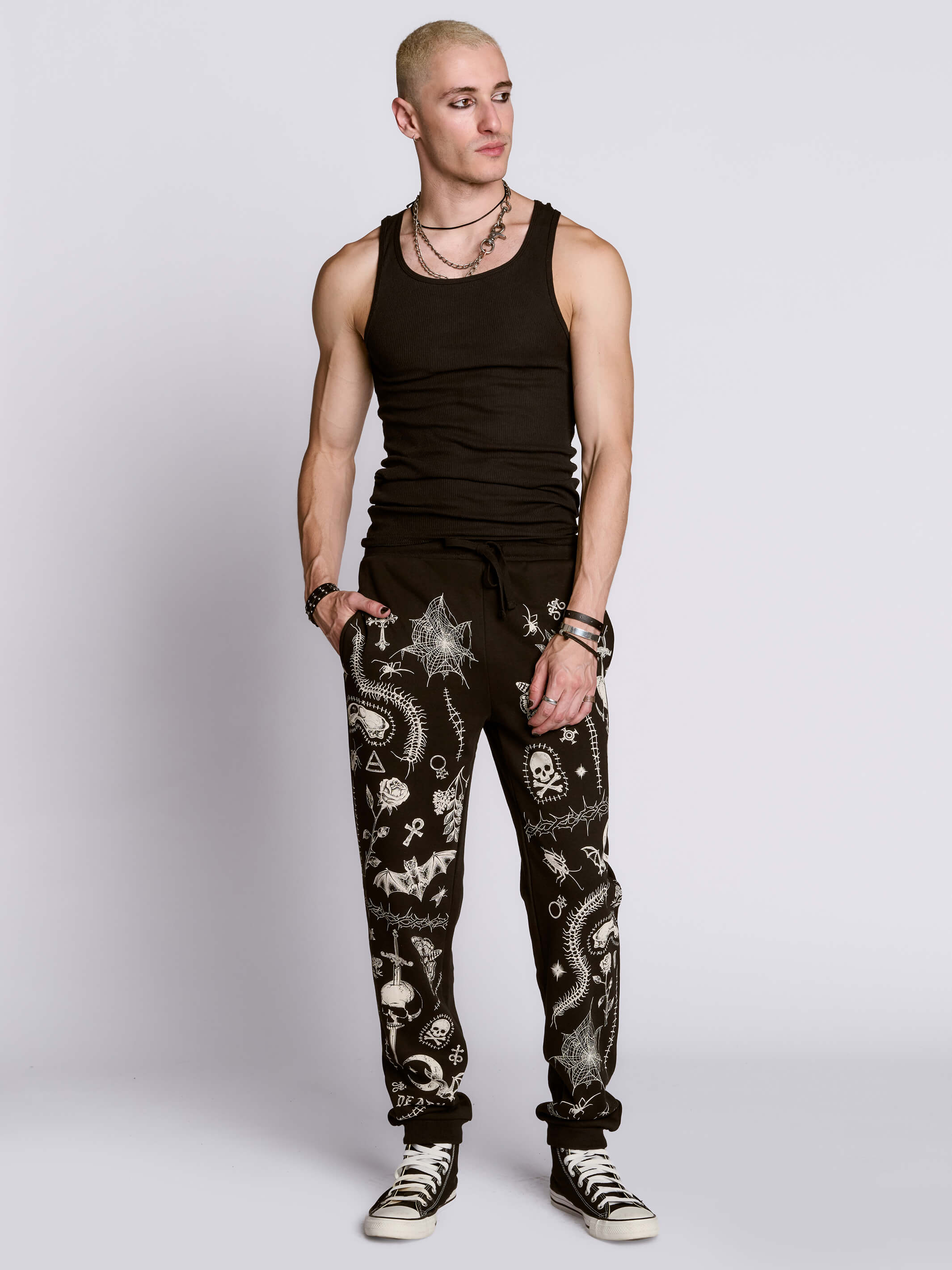 Trash Doodle Joggers – Midnight Hour