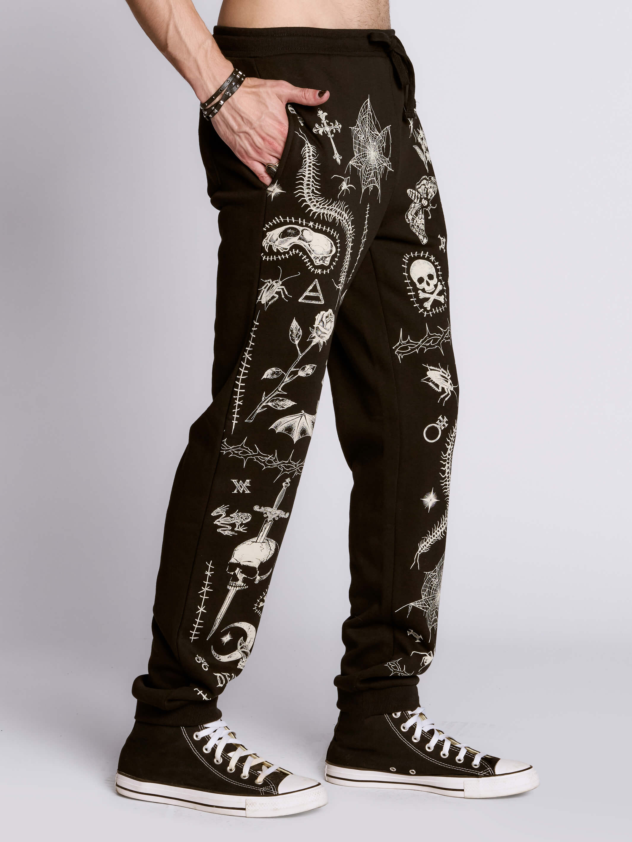 Trash Doodle Joggers – Midnight Hour