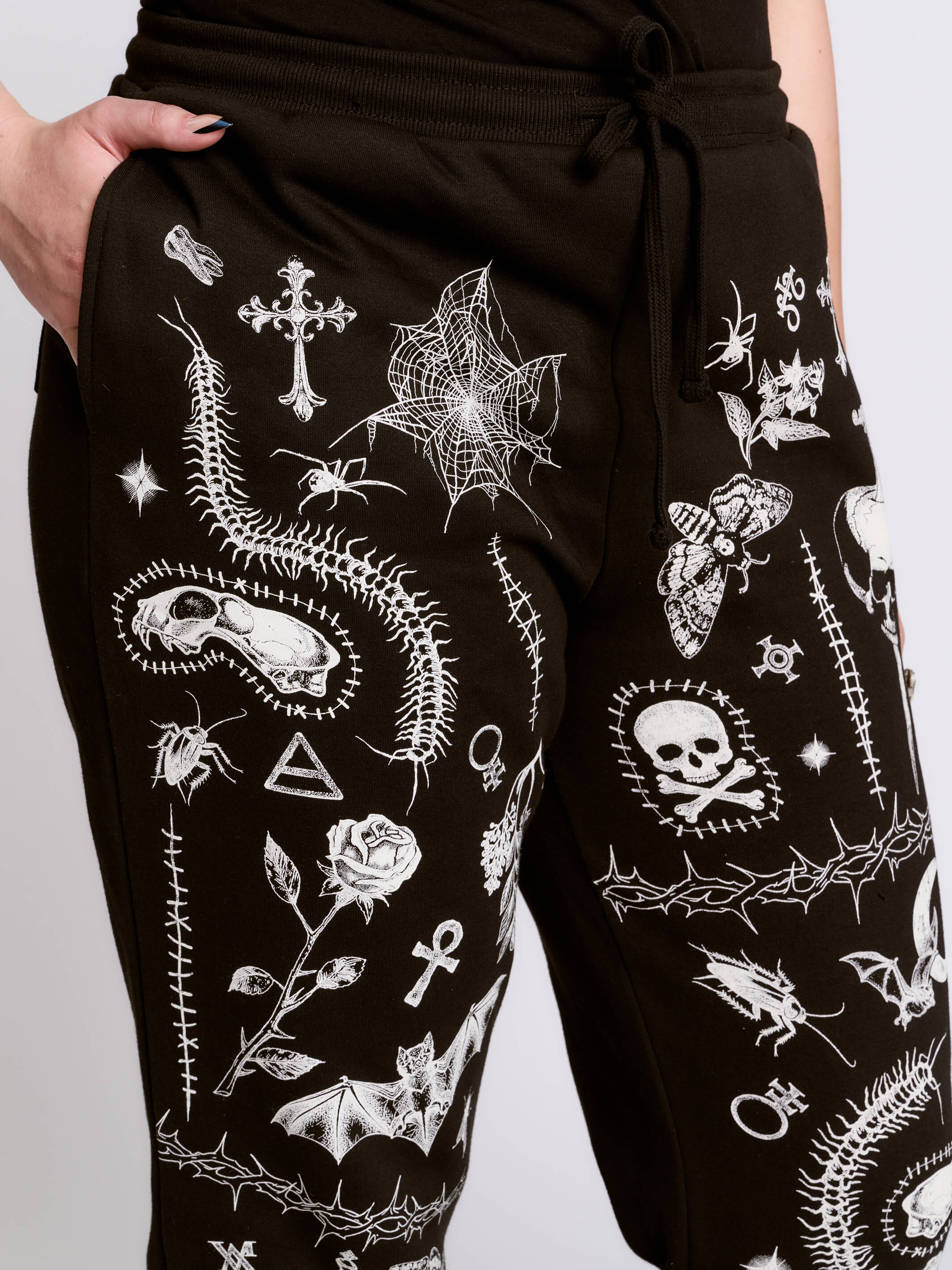 Trash Doodle Joggers – Midnight Hour