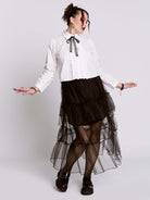 TULLE RUFFLE SKIRT