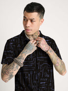 medieval weapons print shirt