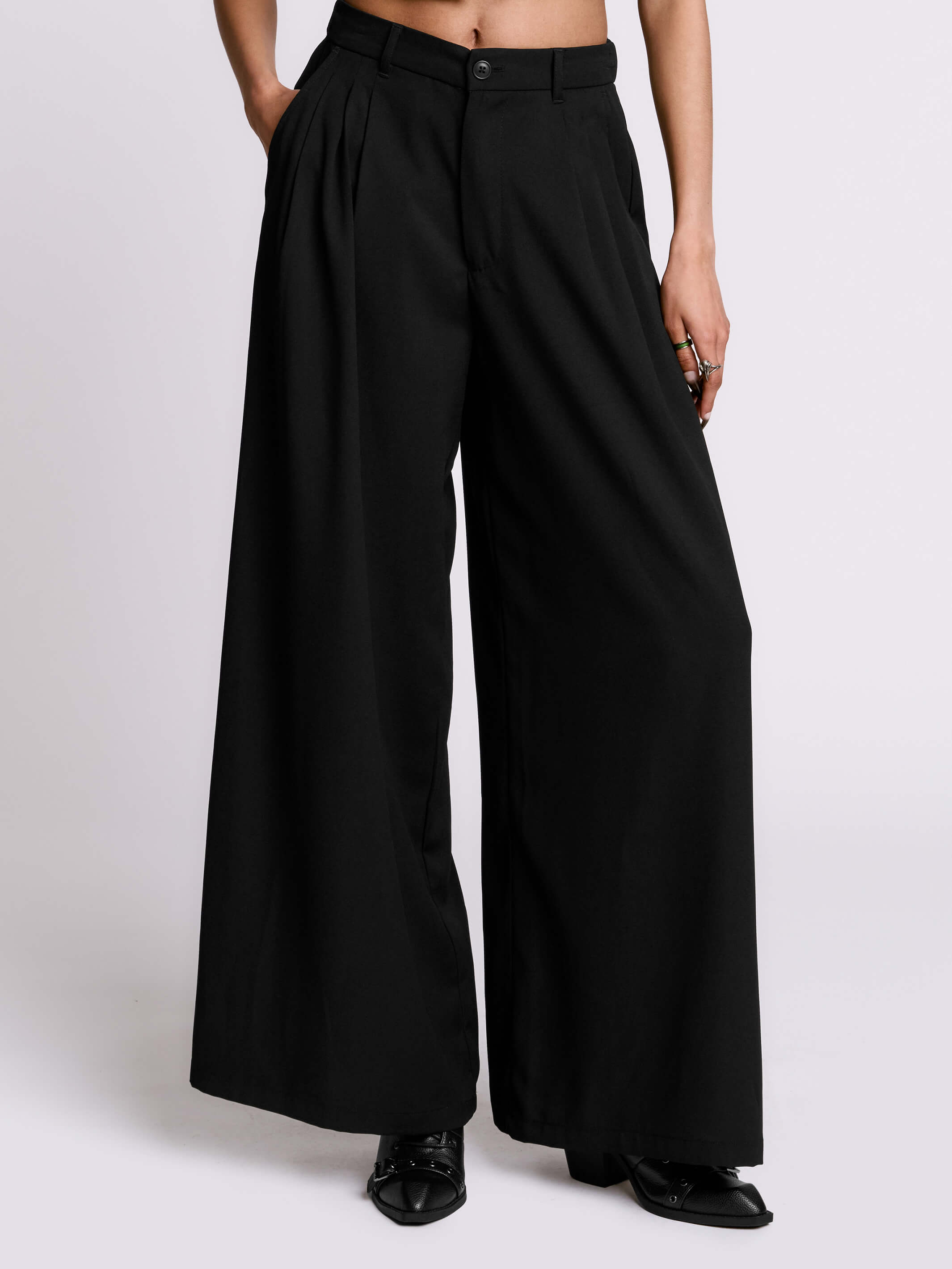 theredthread】gothic wide pants black THEREDTHREAD/ザレッド