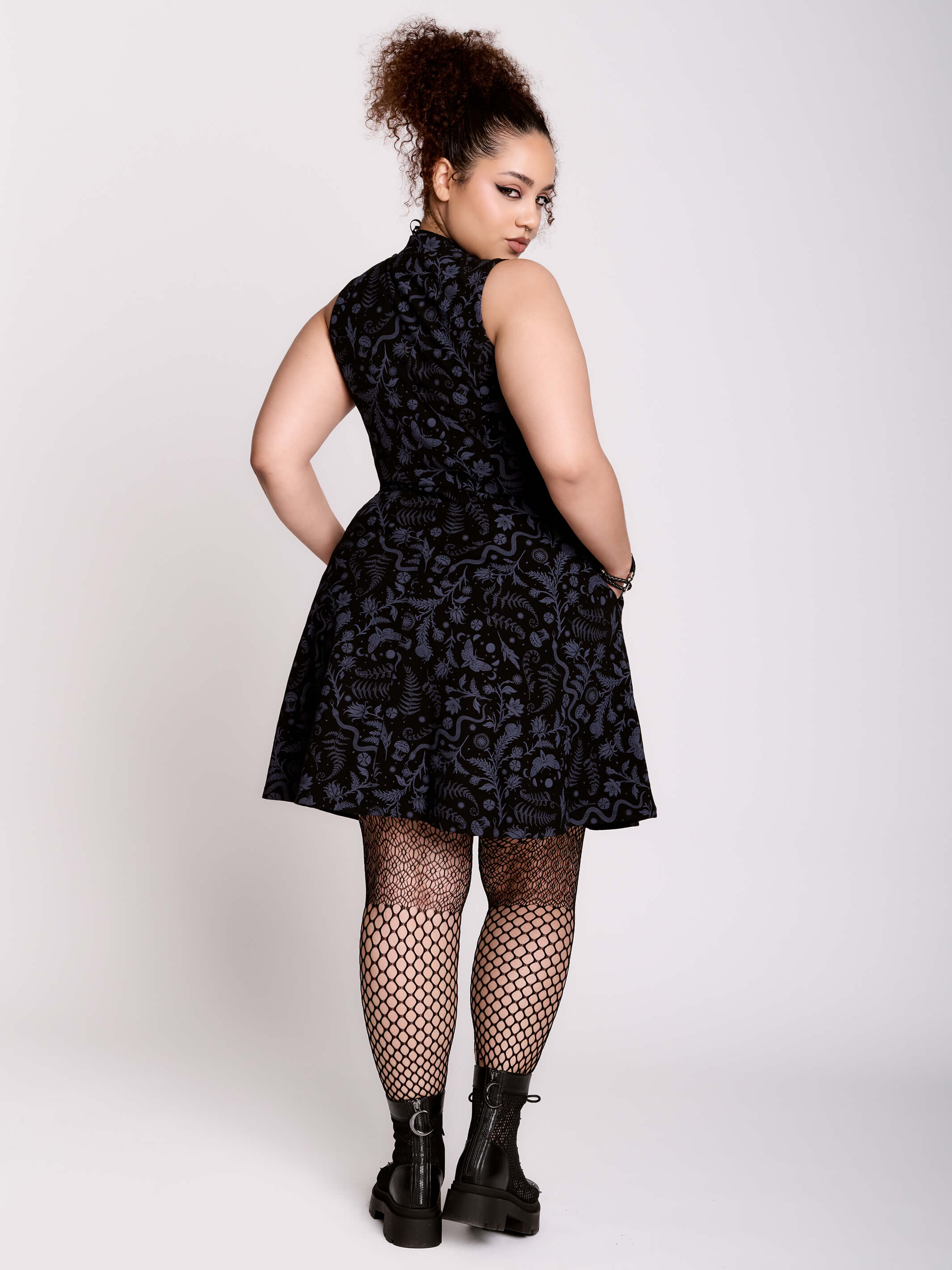 WITCHING HOUR ZIP UP DRESS
