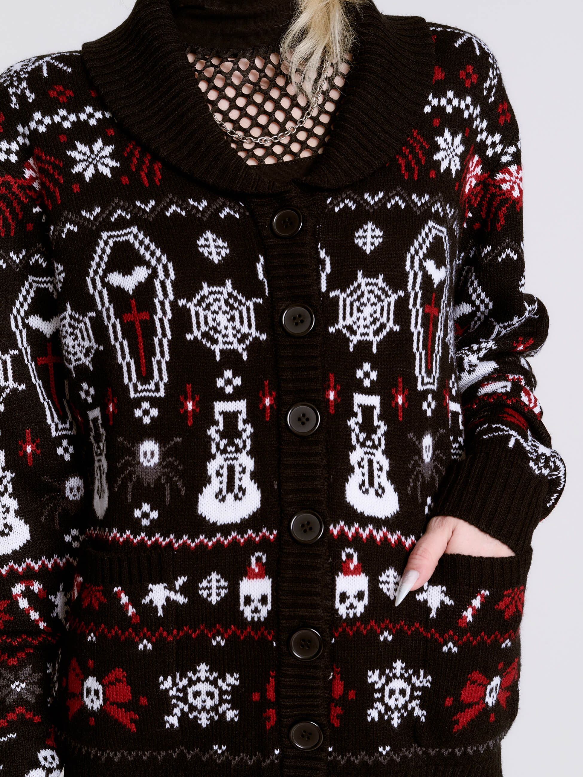 Hexmas Cardigan – Midnight Hour