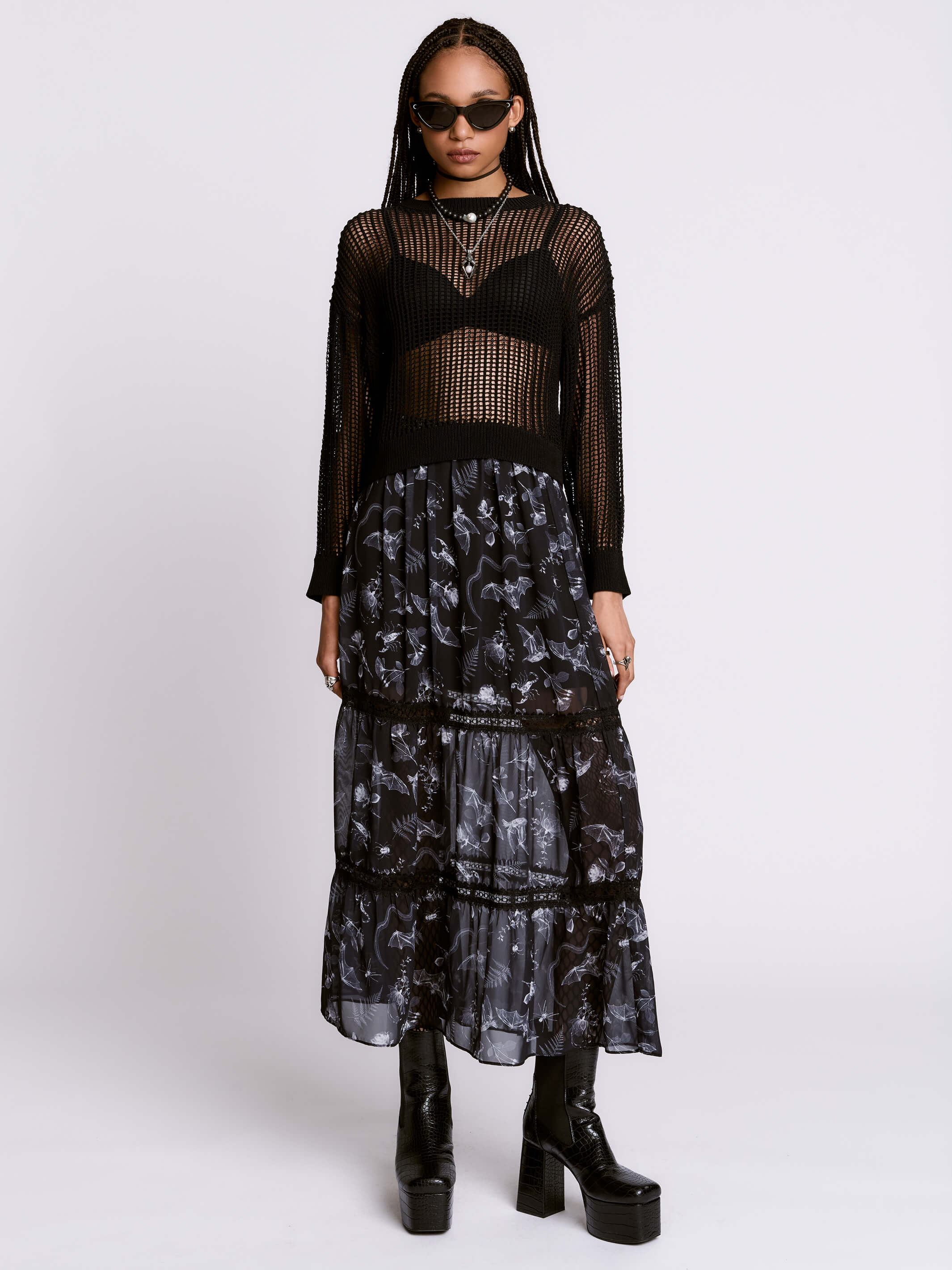 Xray Peasant Skirt – Midnight Hour