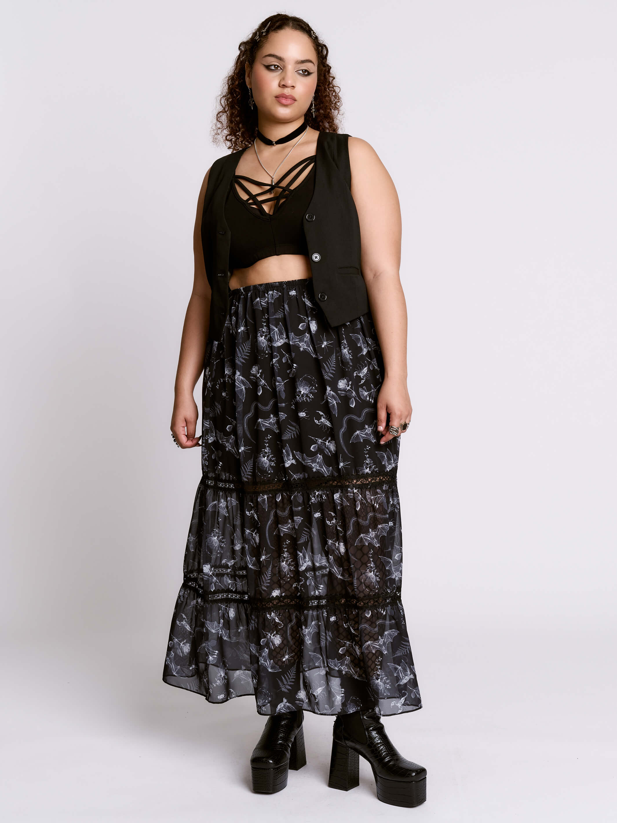 Xray Peasant Skirt – Midnight Hour