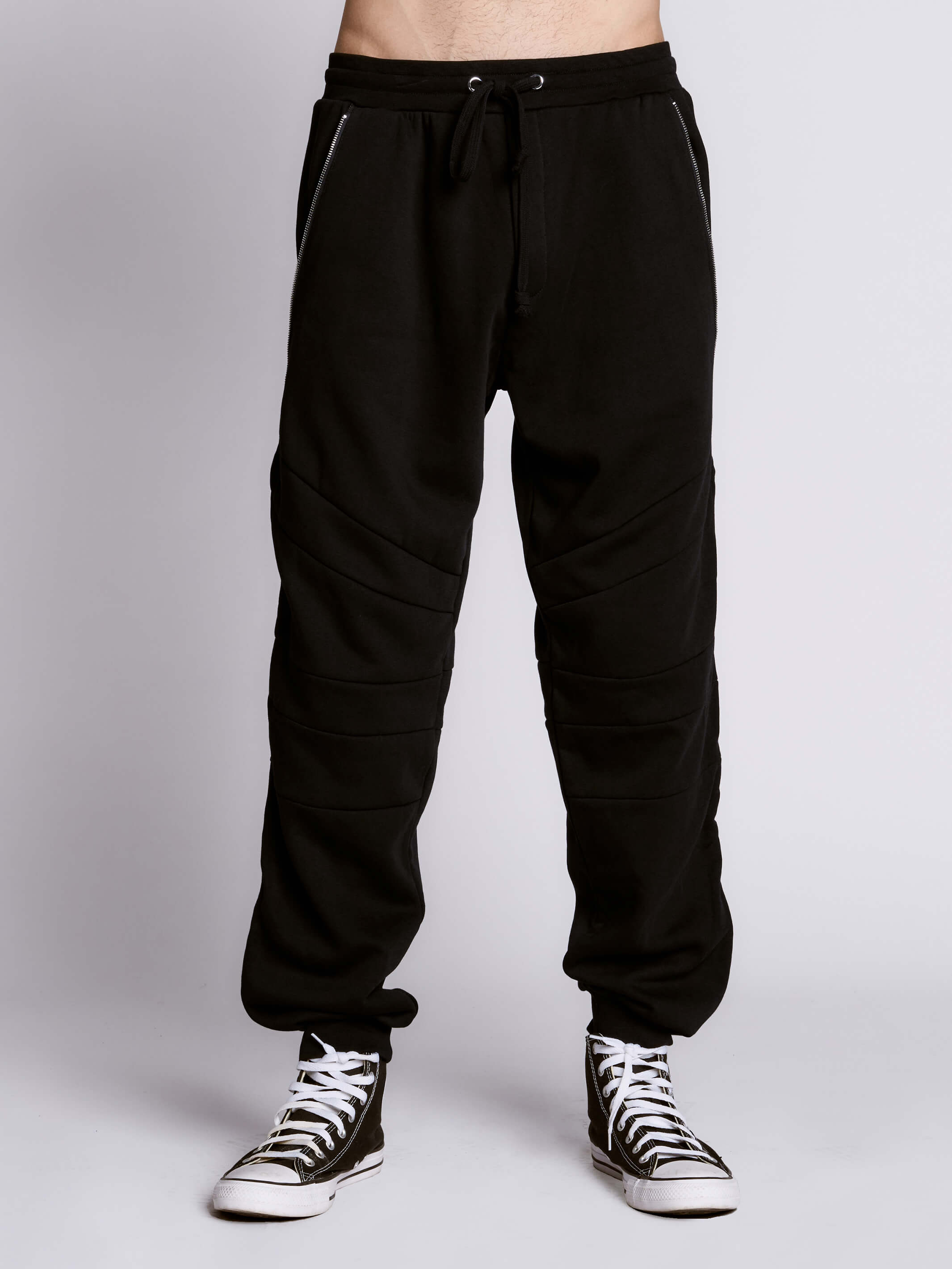 Zipper Joggers – Midnight Hour