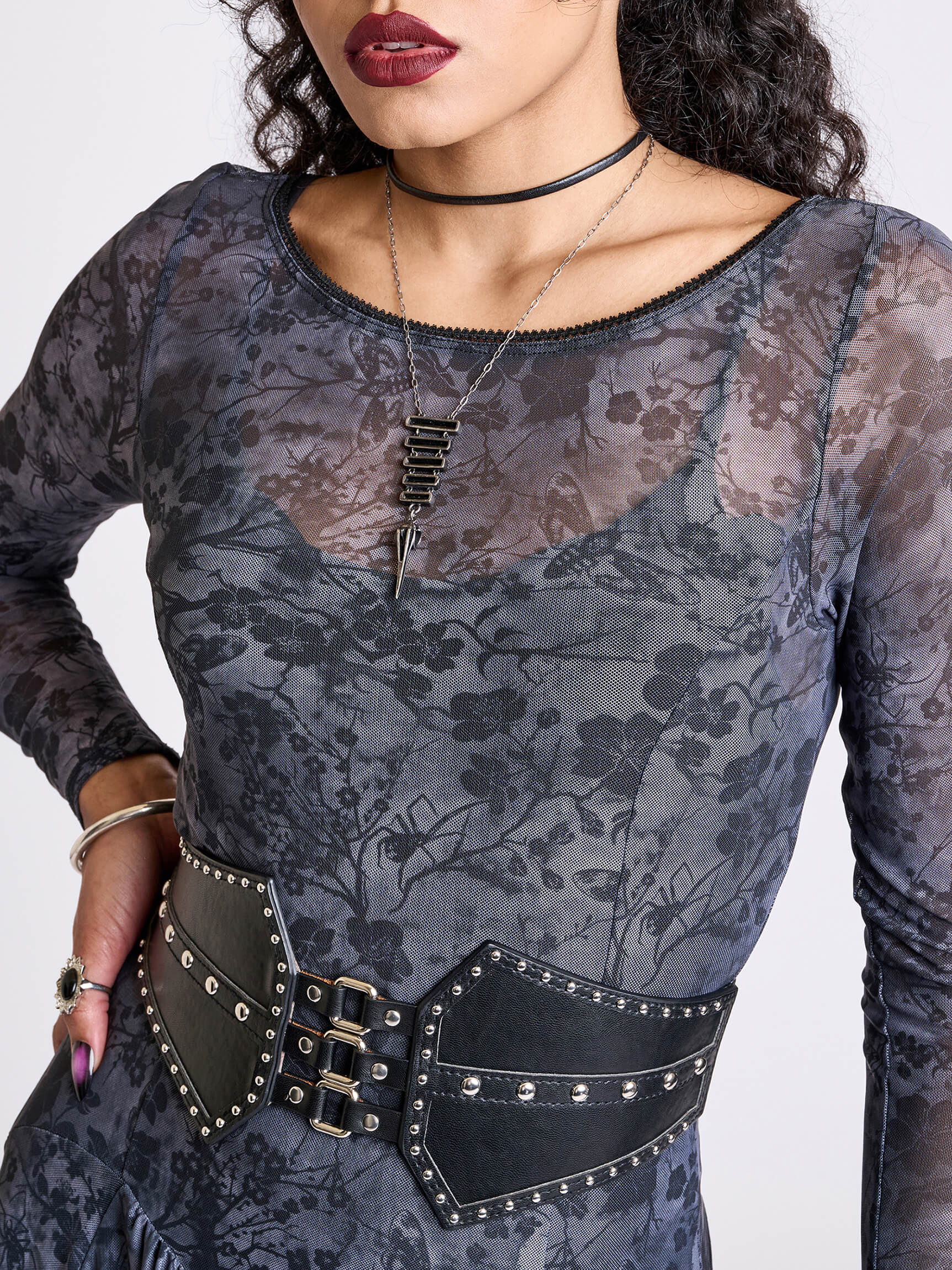 Midnight Glow Midi Dress